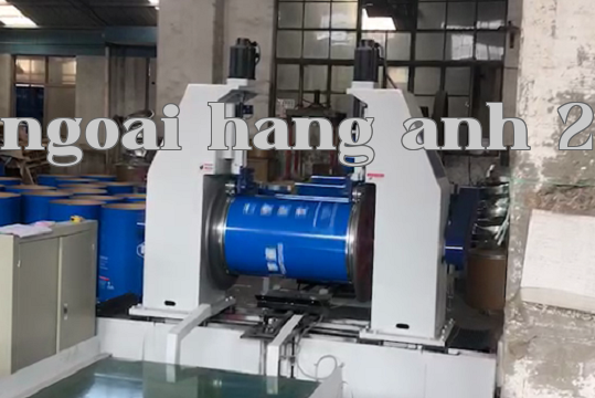 Máy dập mép thùng giấy dùng cho dây hàn