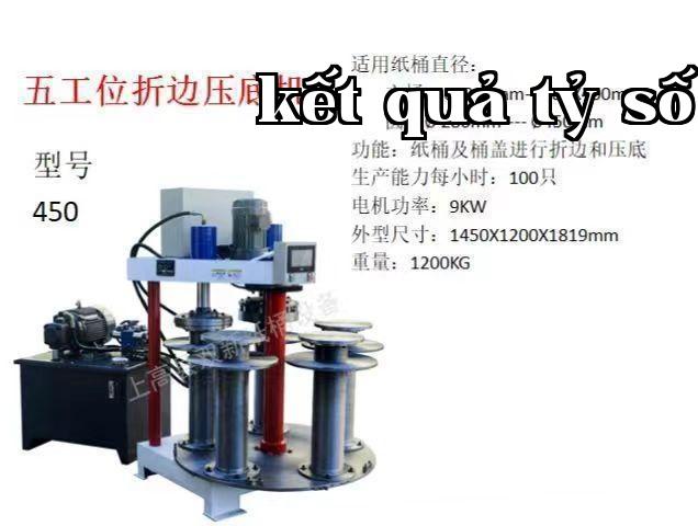 Máy gấp mép và ép đáy 5 vị trí